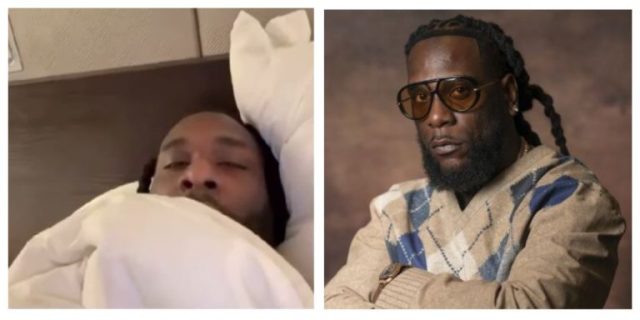Burna Boy stirs reactions after receiving medical treatment