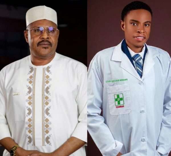 Saidi Balogun celebrates son on his induction