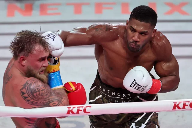 Anthony Joshua to pay $66m tax from Jake Paul fight earning