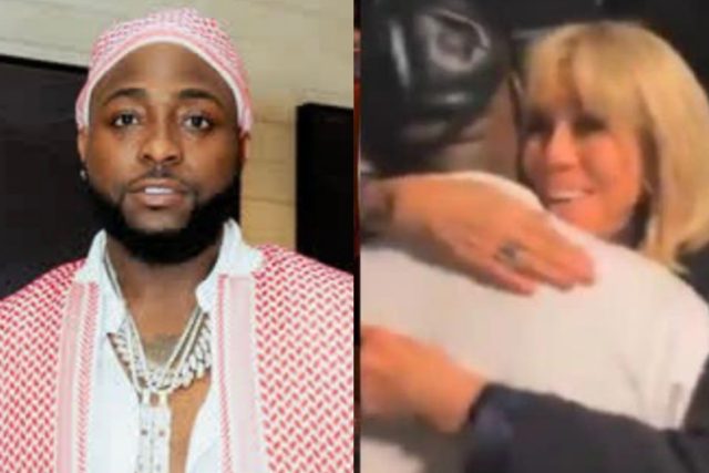 Davido meets France first Lady, Macron Brigitte