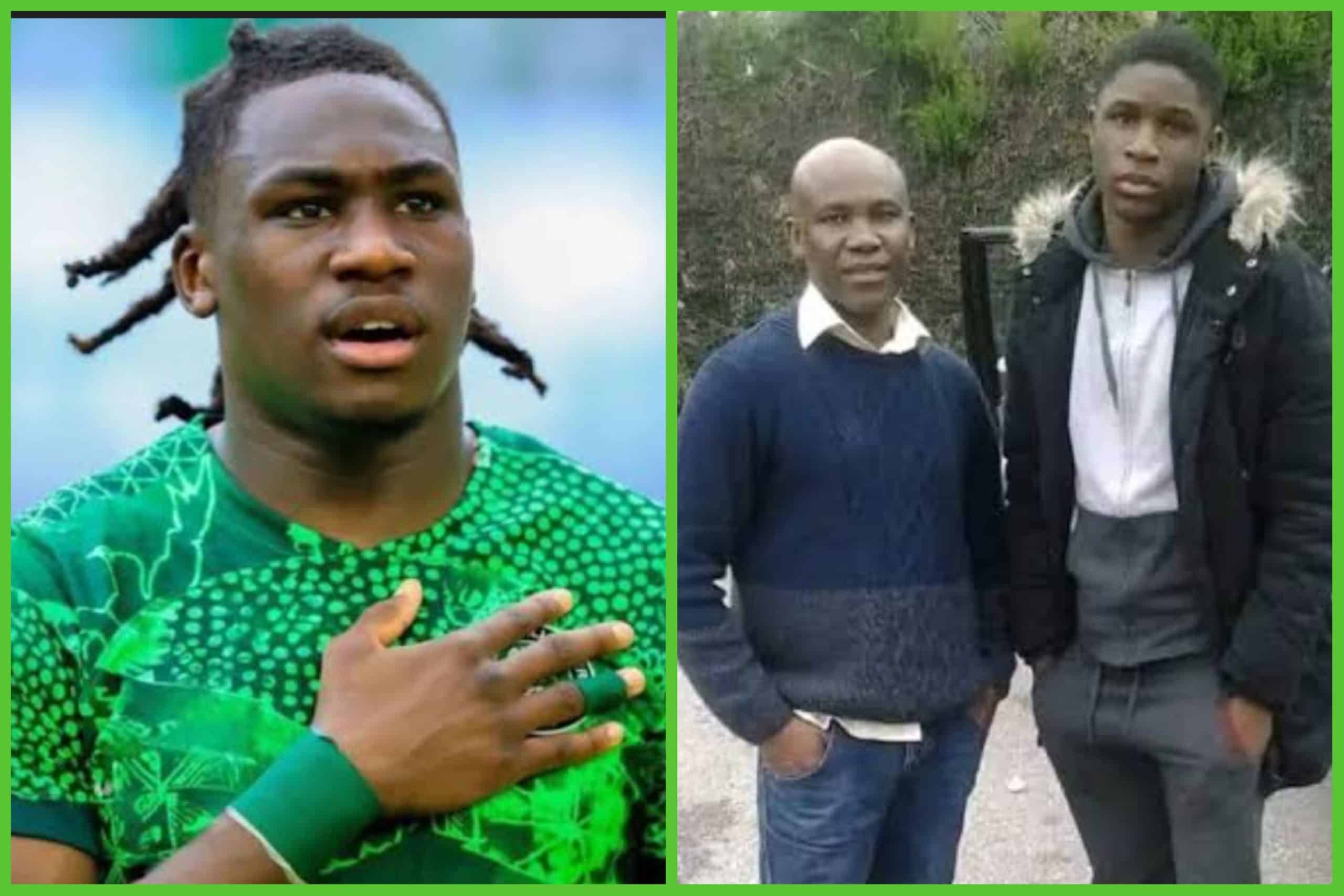 Super Eagles defender, Calvin Bassey’s father pleads for reunion after 18 years