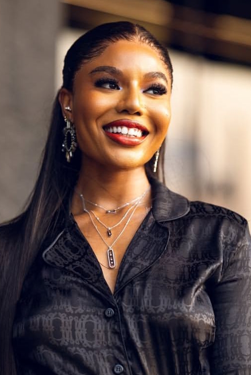 Nancy Isime reacts after woman accuses her of ruining her marriage