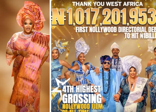 Toyin Abraham’s Oversabi Aunty grosses ₦1bn at box office