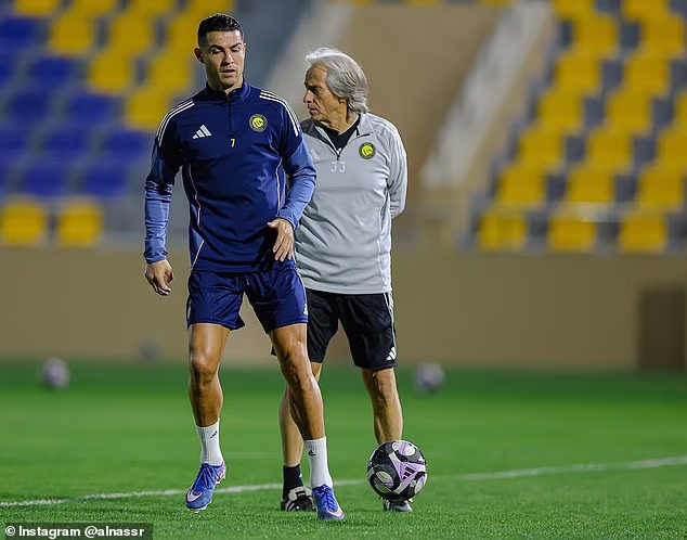 Cristiano Ronaldo back in training with Al-Nassr despite ongoing £488k-per-day strike