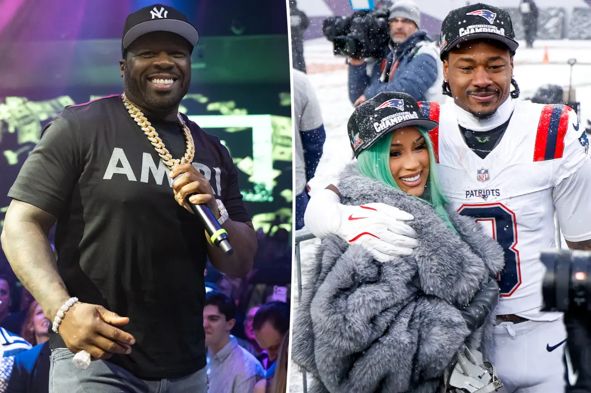 Rapper 50 Cent trolls Stefon Diggs as Cardi B sparks split rumors at Super Bowl 2026