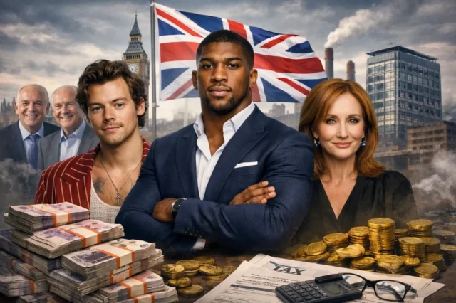Anthony Joshua, JK Rowling, Harry Styles among UK’s top taxpayers
