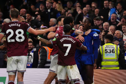 Chelsea and West Ham fined £625k over players misconduct