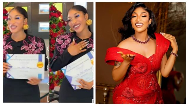 Tonto Dikeh GRADUATES from Discipleship Class