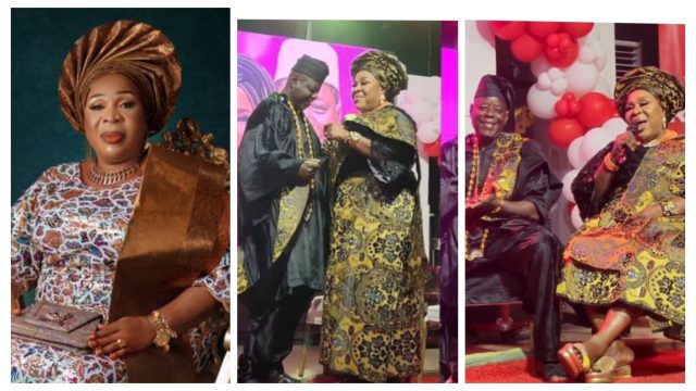 Madam Saje and hubby spark reactions in rare outing