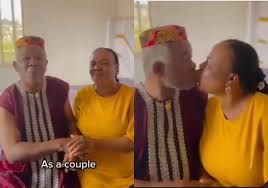 Actor Chiwetalu Agu cautions men who treat their wives badly as he shares heartwarming video of his wife taking care of him