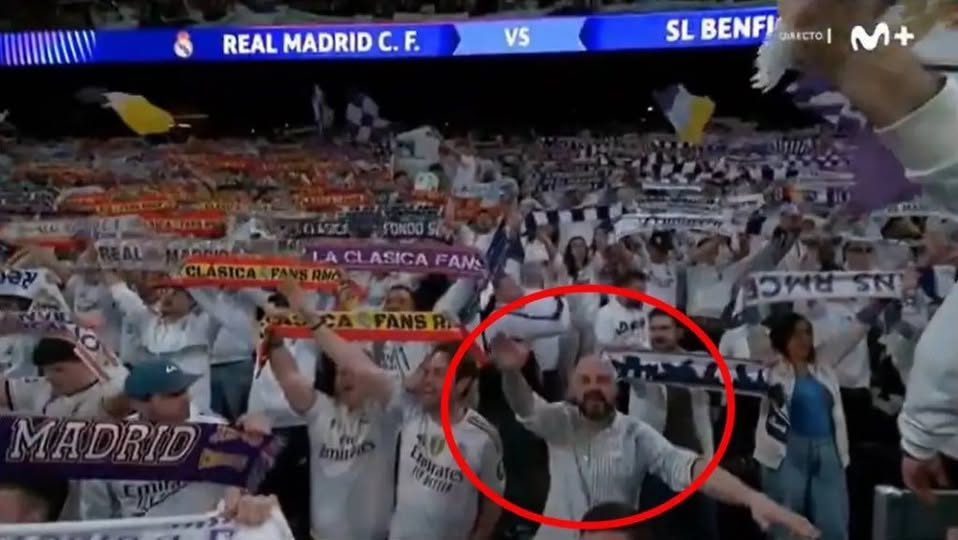 UEFA fines Real Madrid after fan filmed performing Nazi salute