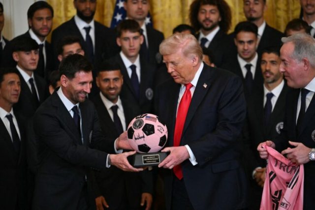 Trump honors Messi and teammates at Whitehouse