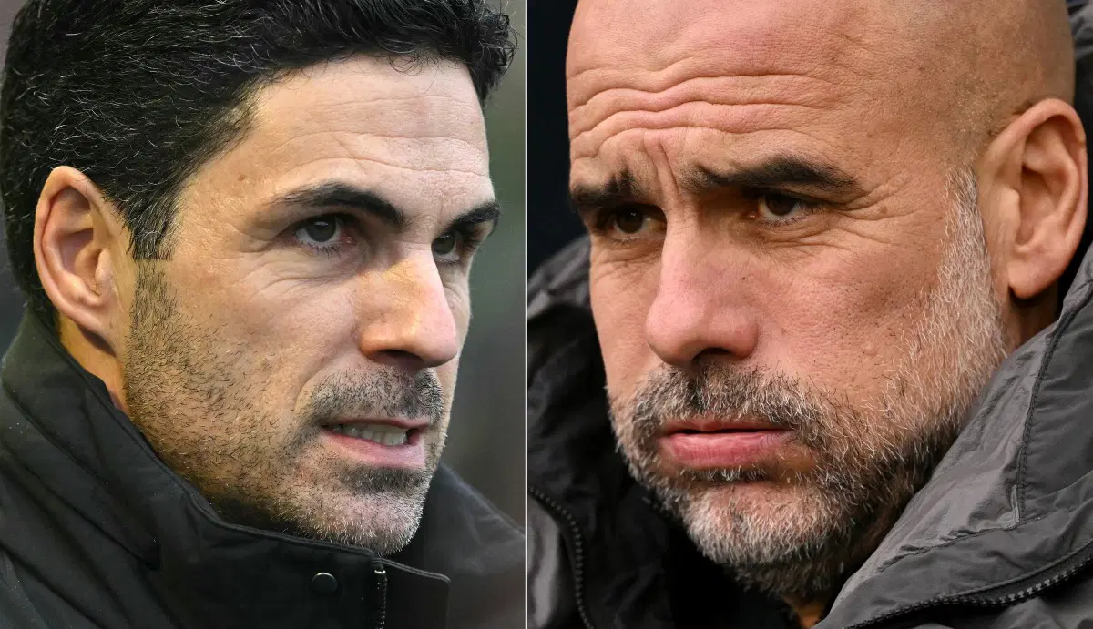 Man City’s Pep Guardiola shuts down rumors of conflict with Arsenal’s Mikel Arteta