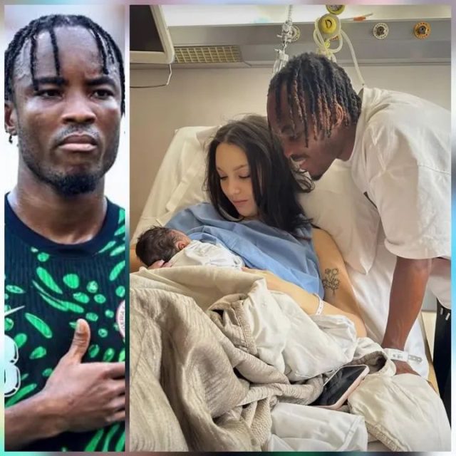 Super Eagles Onyemaechi becomes a DAD!