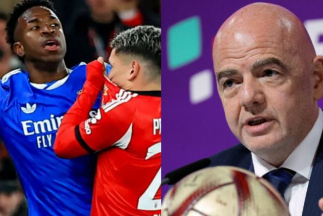 Refs should send players covering mouth to speak – FIFA President