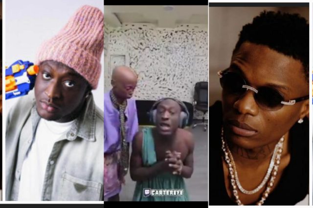 I no go insult am again – Carter Efe begs Wizkid and his fans