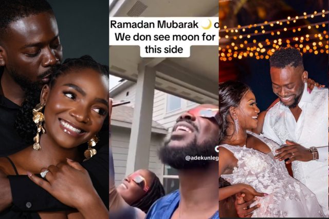 Adekunle Gold, Simi debunk divorce rumour with romantic video