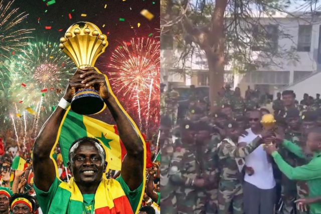 Senegal secures AFCON trophy under military protection