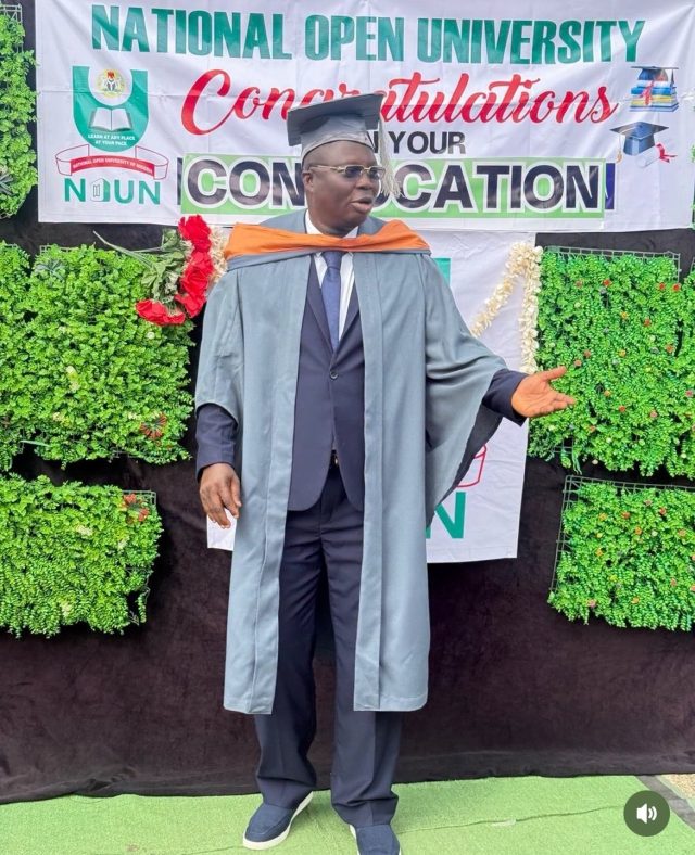 Mr Latin earns Bachelor Degree from NOUN university