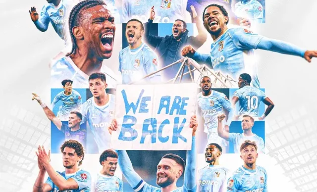 Coventry gains promotion to EPL