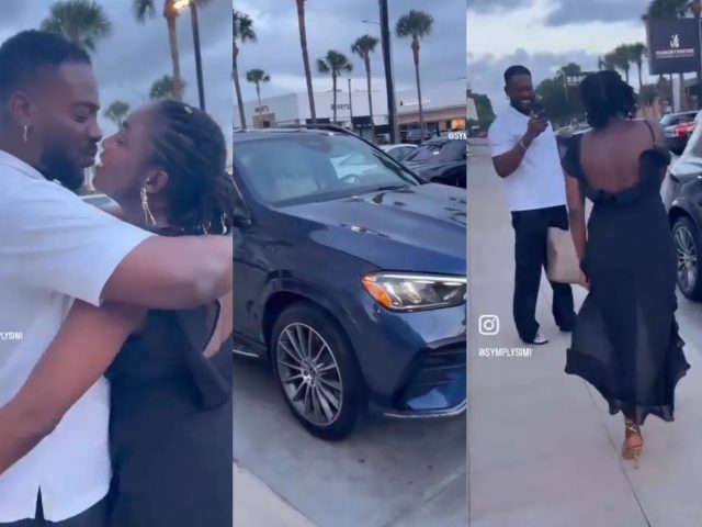 Adekunle Gold buys wife, Simi GLE 450 for her 38th birthday