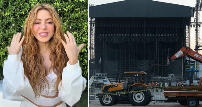 Singer, Shakira’s crew member crushed to d£ath while building stage for her concert
