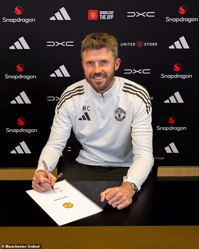 Michael Carrick confirmed as new Man United manager