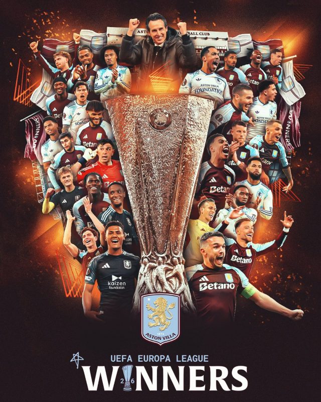 Aston Villa win 2025/2026 Europa League