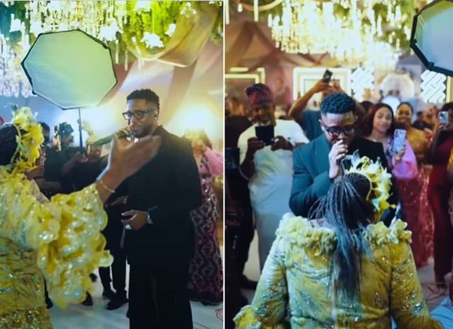 Singer Chike calls himself a soldier at work as he performs yesterday