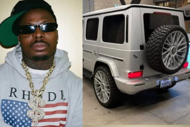 Asake gets customized G-Wagon