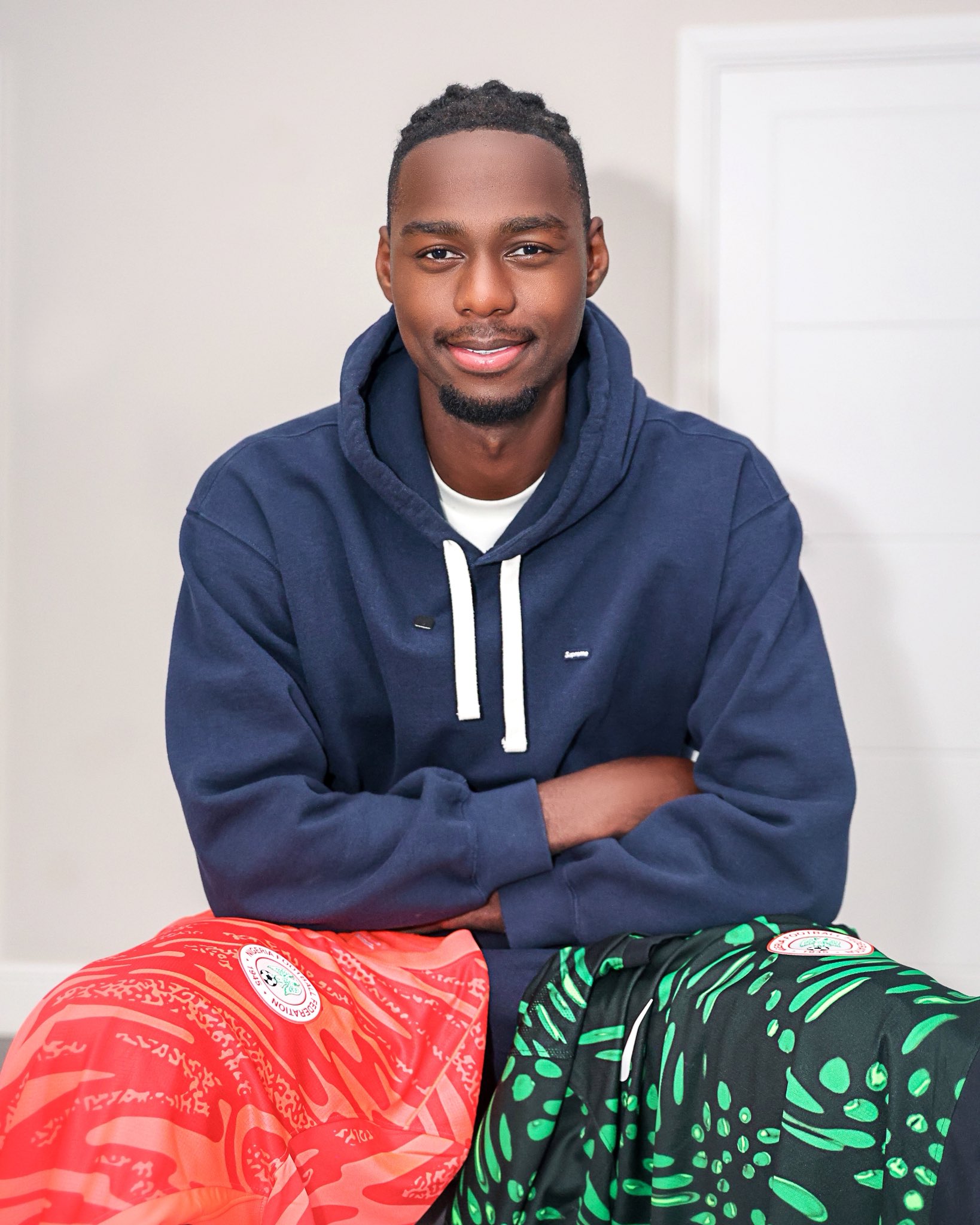 Super Eagles’ new goalkeeper Arthur Okonkwo unveiled after switching his international allegiance to represent Nigeria