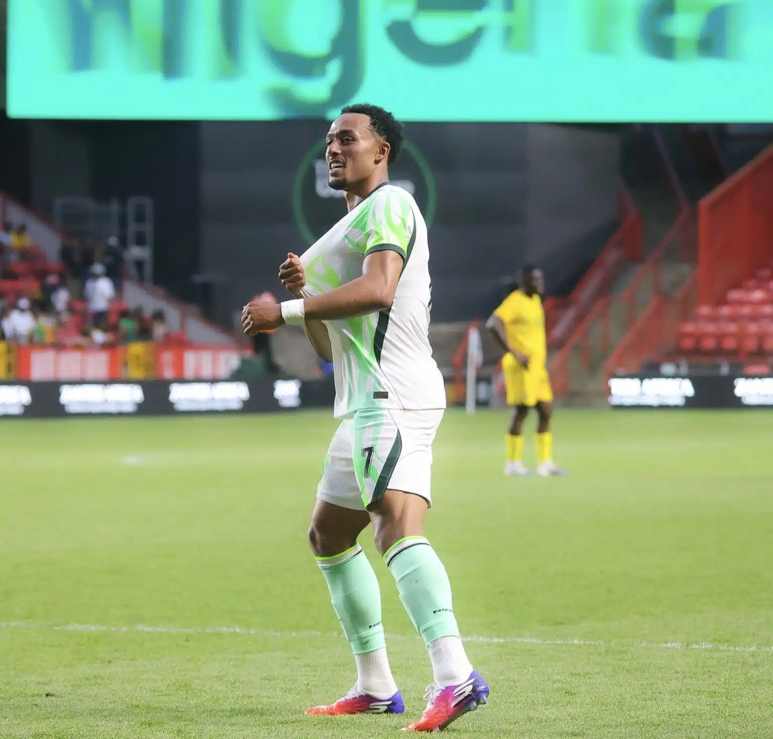 Debutant Femi Azeez scores twice as Nigeria beats Zimbabwe 2-0, qualify for Unity Cup final