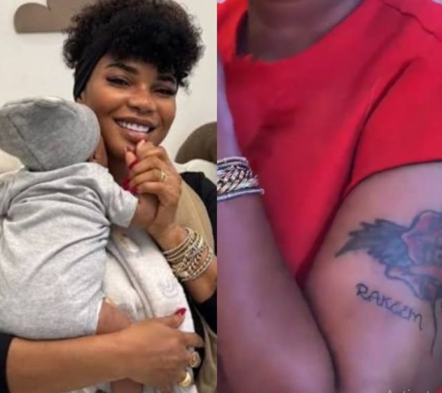 Iyabo Ojo tattoos grandson’s name