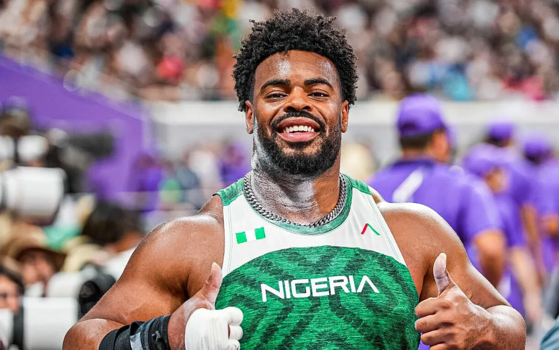Nigerian Shot Put star Enekwechi wins Gold in Russia