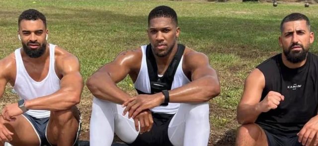 Anthony Joshua PROMISES to keep caring for parents of his late friends