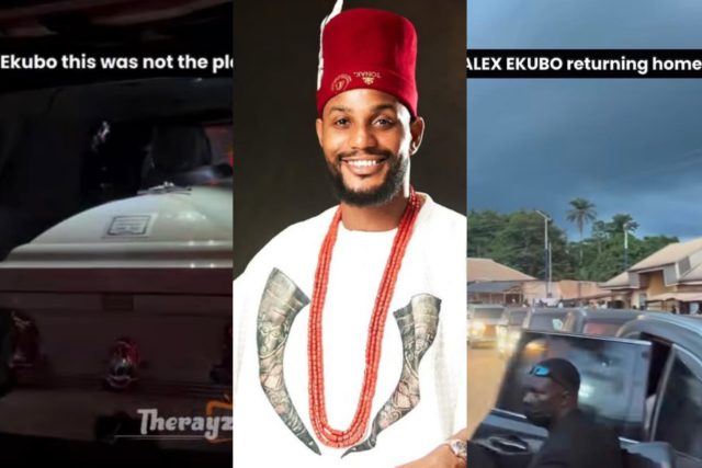 Alexx Ekubo’s remains arrive Abia for wake keeping