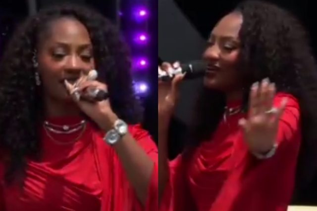 Tems performs at Obama Presidential centre opening