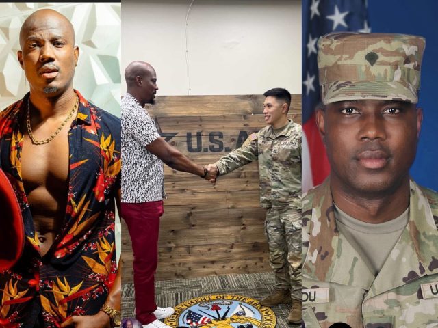 Actor Joseph Momodu joins the US Army