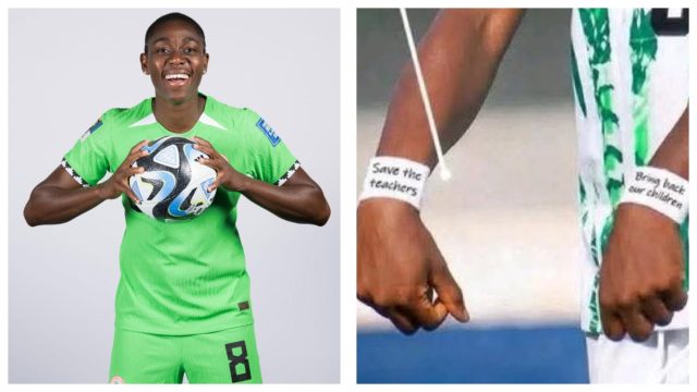 Footballer Asisat Oshoala calls for release of a.bducted pupils