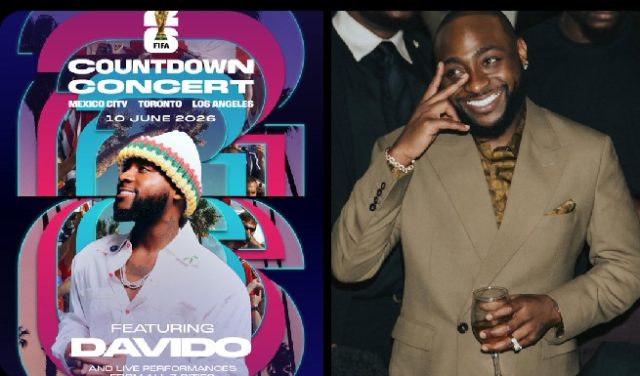 Davido to perform at 2026 World Cup countdown concert