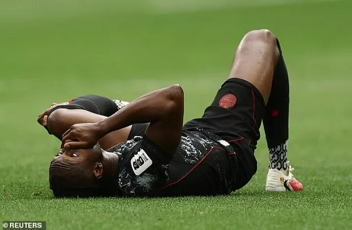 World Cup: Canada star suffers sickening injury against Qatar with his leg hanging off (Video)