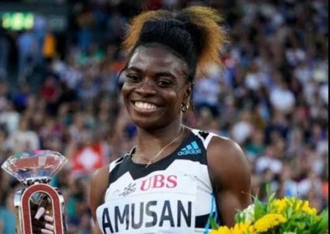 Tobi Amusan wins Gold at Paris Diamond League