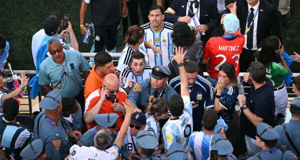 Argentina players’ families ‘detained by police’