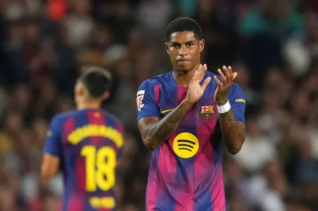 Footballer Marcus Rashford bids farewell to Barcelona