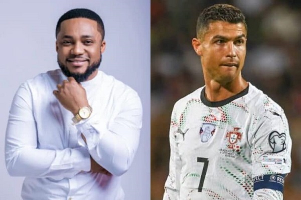 Tim Godfrey celebrates Ronaldo